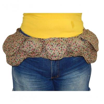 Cartucheira Pochete Feminina De Cintura Zup Cor Floral Peq.