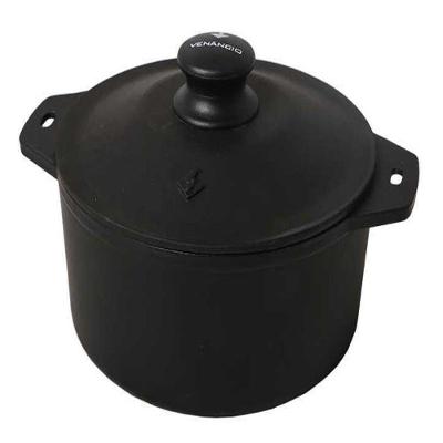Panela De Ferro Fundido Tampa De Ferro 260x115 Met.Met. Venâncio