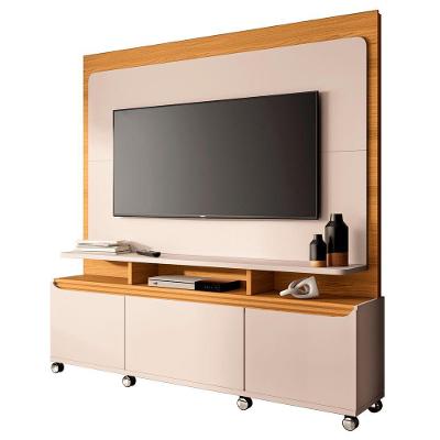 Estante Painel De Tv 70 180cm Luma H01 Cinamomo-off White - Mpozenato
