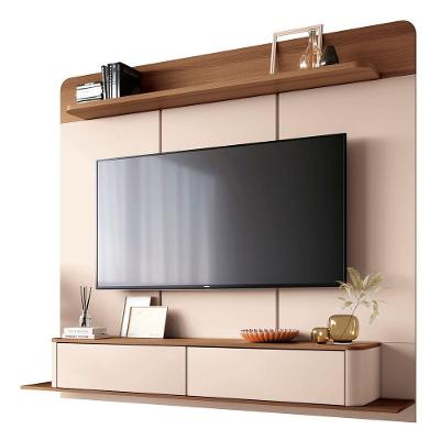 Painel Tv 70 180cm Bancada Suspensa Gava H01 Off-castanho - Mpozenato