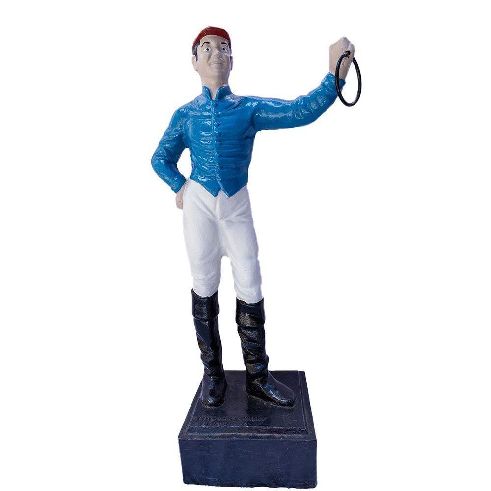 Boneco Jóquei 02un Clube Cavalo Haras Ferro Fundido - 2