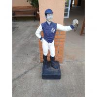 Boneco Jóquei 02un Clube Cavalo Haras Ferro Fundido - 4