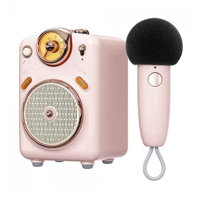 Caixa De Som Divoom Fairy Ok Com Microfone 10w Bluetooth Rosa Rosa