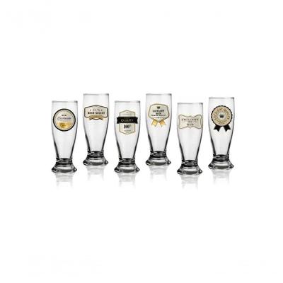 Conjunto 6 Copos Braminha Premium Gold 300ml