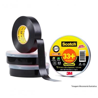 Fita Isolante 3M 33+ 19X20M C/12Pçs