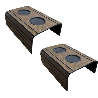 Kit 4 Bandejas Esteira para Braço de Sofá Porta Copo Tabaco