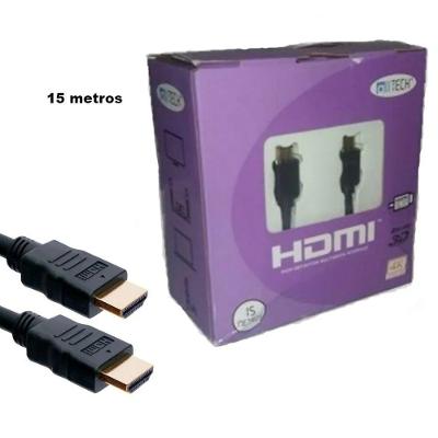 Cabo Hdmi 15 Metros 2.0 4k Ultra Hd 3d