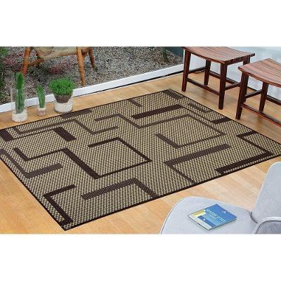 Tapete Sala Escritório Antiderrapante Sisal 1mx1,5m