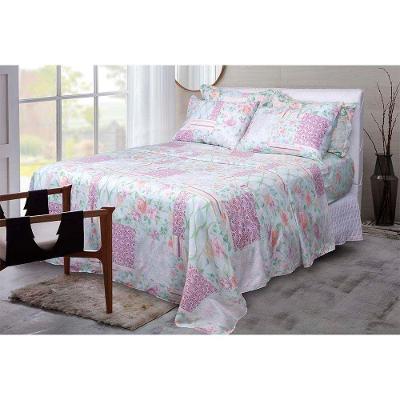 Jogo De Cama Duplo Microfibra Queen Lina Paco Milano Sultan