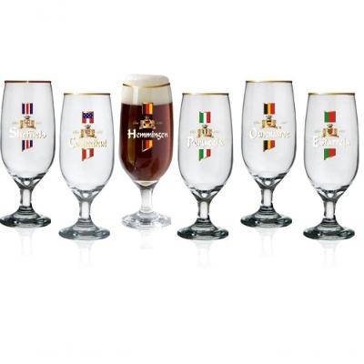 Conjunto Taças Premium Floripa Gold Beer Com Filete