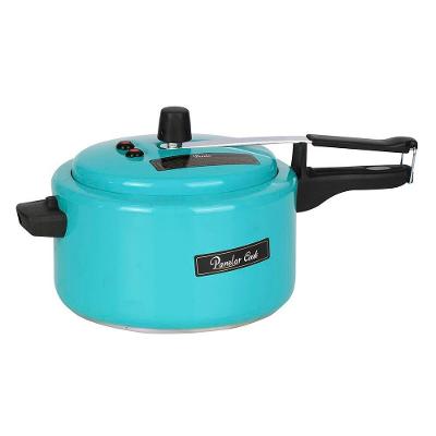 Panela De Pressão 2 Válv. Seg. 5l Verde Anis Panelar Cook