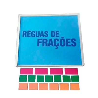 Brinquedos Educativos Réguas de Frações 55 Peças