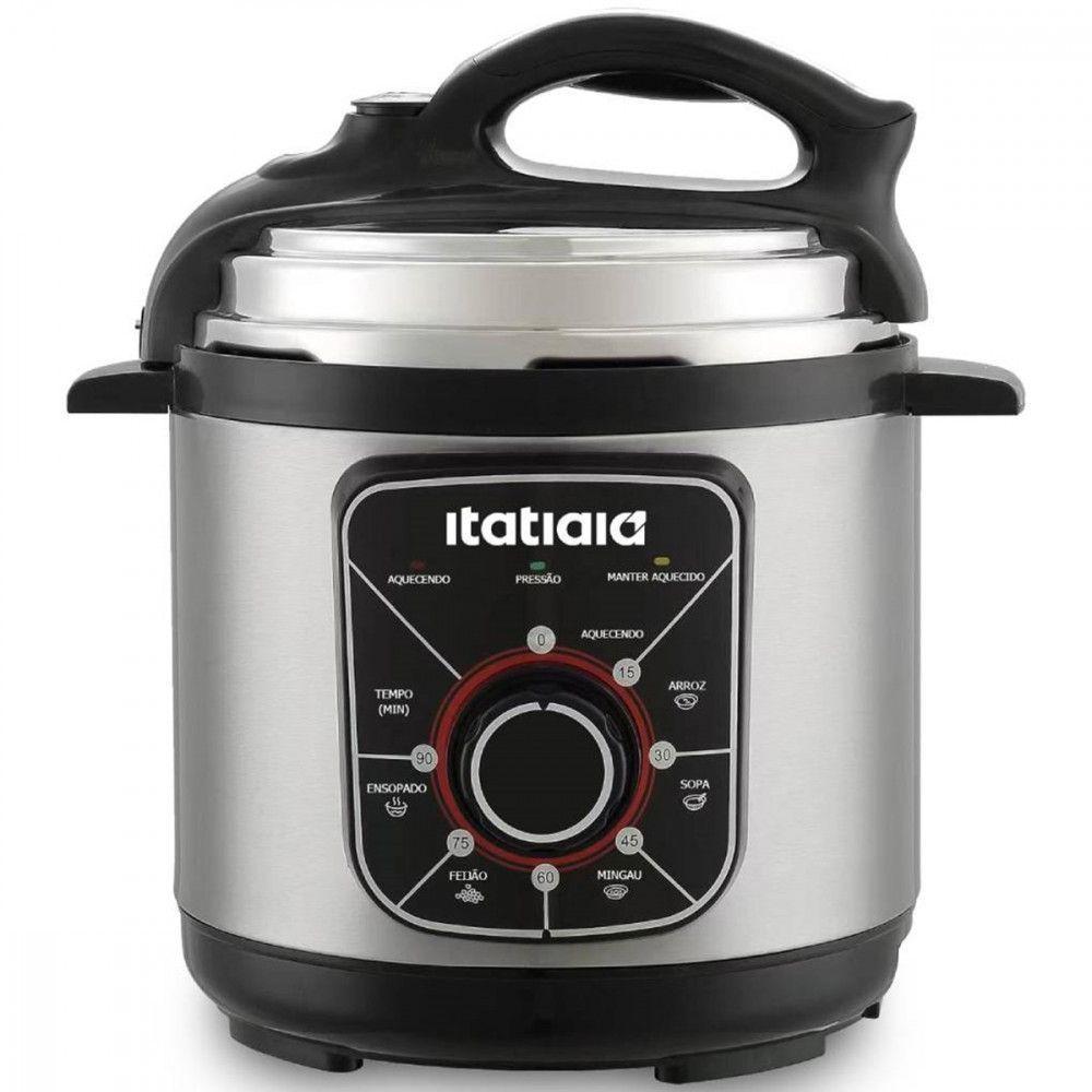 Panela De Pressão Elétrica Itatiaia Essencial 700w 3L Inox/preto 220V - 2