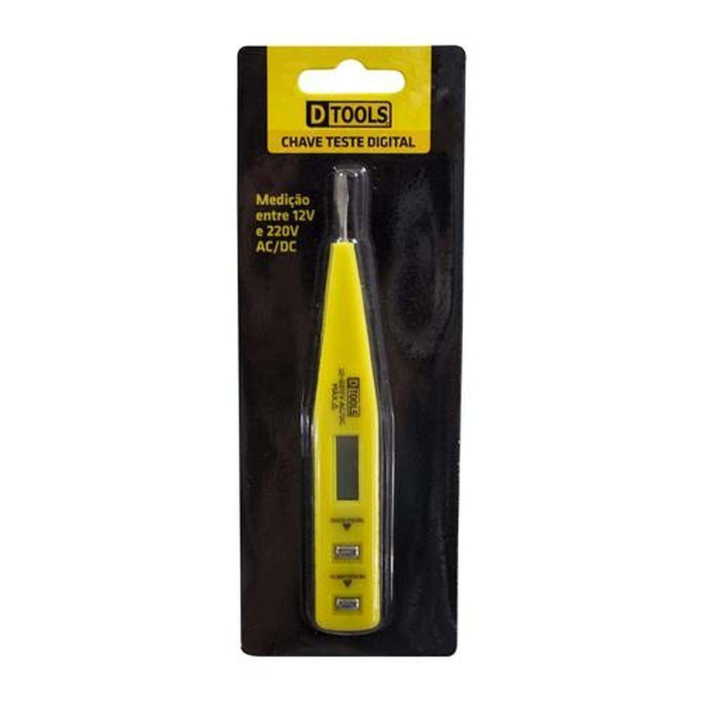 Chave Teste Digital 220v Para Tensões Ac/dc - Dtools - 2