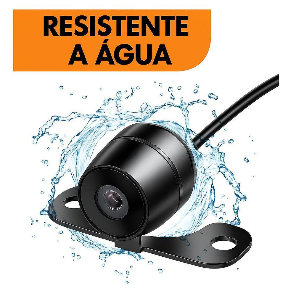 Câmera De Ré Traseira Com Led E Linhas Guias Modelo Borboleta Visão Noturna E Imagem Reversa - 3