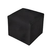 Kit Poltrona Amamentação Com Puff Confortável Serena Suede Preto - 6