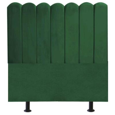 Cabeceira Nuvem Cama Box King 195 Cm Alanis Suede Verde