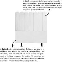 Cabeceira Nuvem Cama Box Solteiro 90 Cm Alanis Suede Branco - 6