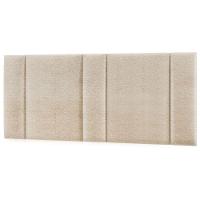 Cabeceira Estofada Iluminação Led Glow Cama Queen Size 160cm Linho Bege - 1