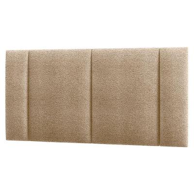 Cabeceira Estofada Iluminação Led Glow Cama Box Casal 140 Cm Bouclé Bege
