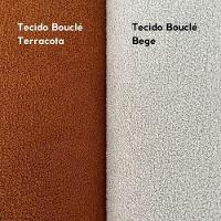 Cabeceira Estofada Cama Casal Queen Size Led Star 160 Cm Bivolt Bouclé Bege - 8