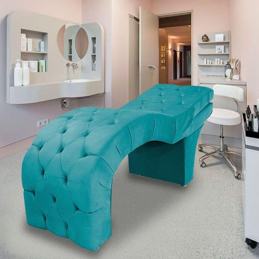 Maca Para Estética Facial Cílios Sobrancelhas Suede Maíra Azul Tiffany - 1