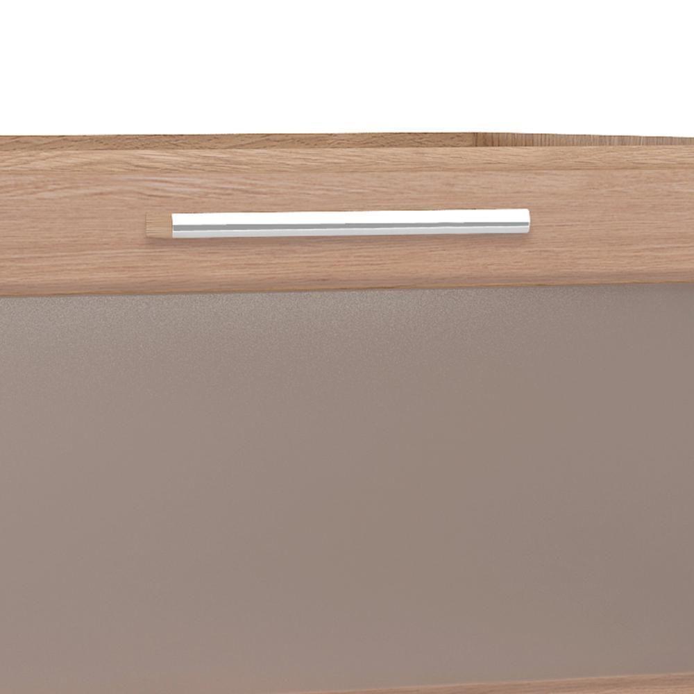 Balcão Cozinha Ditália Aspen 2 Gavetas Vidro Cv Tampo Pto Cd-108 - 4