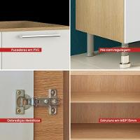 Balcão Cozinha Ditália Aspen 2 Portas Cd-102 Carvalho Branco - 3