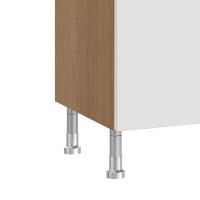 Balcão Cozinha Ditália Aspen Carvalho Branco Com Tampo Carvalho Cd-171 - 8