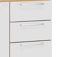 Balcão Cozinha Ditália Aspen Carvalho Branco Com Tampo Carvalho Cd-171 - 3