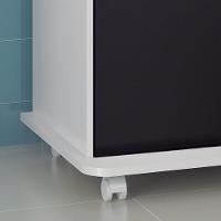 Balcão Fruteira Multiuso Ditália Mf-95 Branco Preto - 7