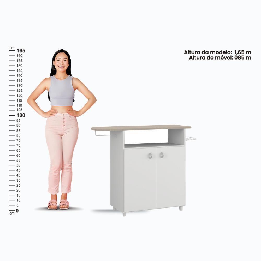 Tábua De Passar Ditália 2 Portas Mp-50 Branco - 5