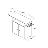 Tábua De Passar Ditália 2 Portas Mp-50 Branco - 3