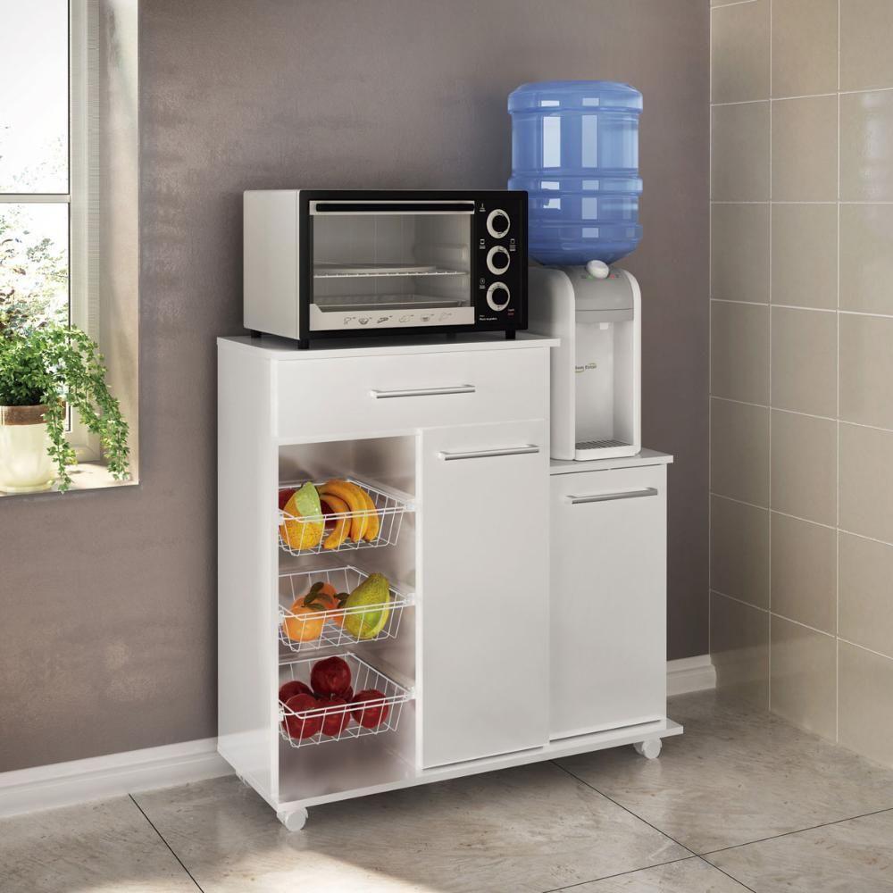 Balcão Fruteira Multiuso Ditália Mf-185 Branco - 1