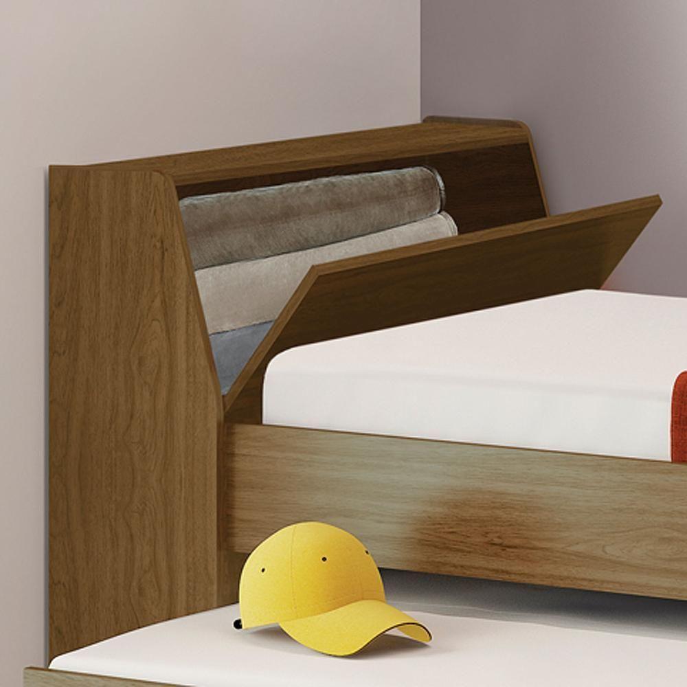 Cama Solteiro Bicama Com 2 Colchões Ditália Bb-28 Diamond - 10