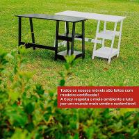 Mesa Escritório Escrivaninha Ditália Mc-190 Preto - 9