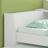 Cama Solteiro Bicama Est Com 2 Colchões Ditália Bb2829 Branco - 10