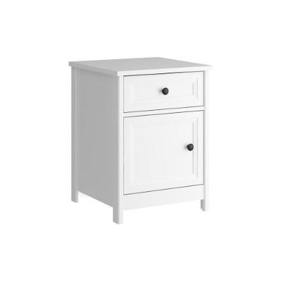 Mesa De Cabeceira Ditália 1 Gaveta 1 Porta Dm-114 Branco