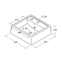 Gabinete Armário Banheiro Ditália Com Cuba + Espelho Bn-03 Branco - 10