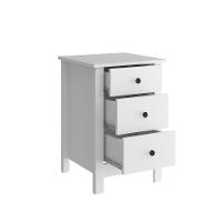 Mesa De Cabeceira Ditália Conjunto Com 2 Unidades Dm-113 Branco - 6