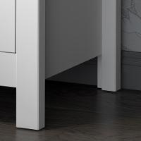 Mesa De Cabeceira Ditália Conjunto Com 2 Unidades Dm-113 Branco - 9