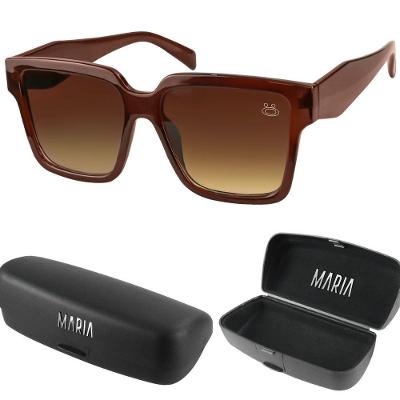 Oculos Sol Feminino Social Vintage Case Proteção Uv Original Estiloso Qualidade Premium Acetato Luxo