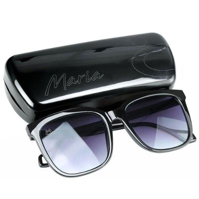 Oculos Sol Feminino Vintage Proteção Uv + Case Estiloso Moda Qualidade Premium Original Preto