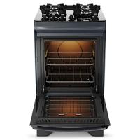 Fogão Dako 4 Bocas Supreme Timer Glass Titanium Bivolt - 3