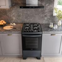 Fogão Dako 4 Bocas Supreme Timer Glass Titanium Bivolt - 7