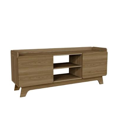 Rack Para Tv Até 65'' Com 2 Portas 150cm John - Natural