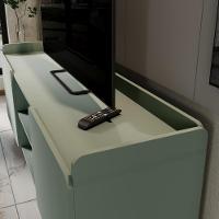 Rack Para Tv Até 65'' Com 2 Portas 150cm John - Verde - 8