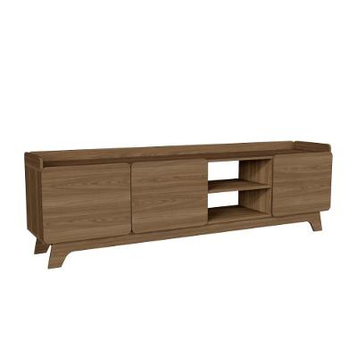 Rack Para Tv Até 75'' Com 3 Portas 200cm John - Natural