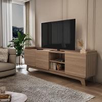 Rack Para Tv Até 75'' Com 3 Portas 200cm John - Natural - 2