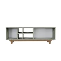 Rack Para Tv Até 65'' Com 2 Portas E Nichos 160cm Lars - Verde - 5